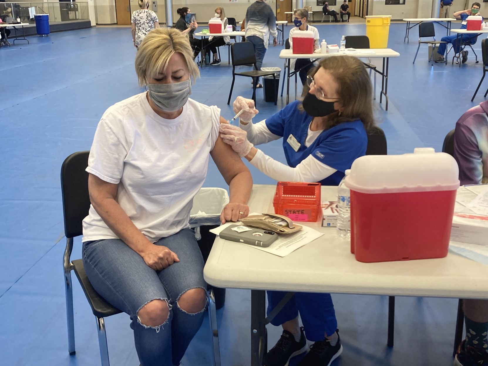 School vaccine clinic